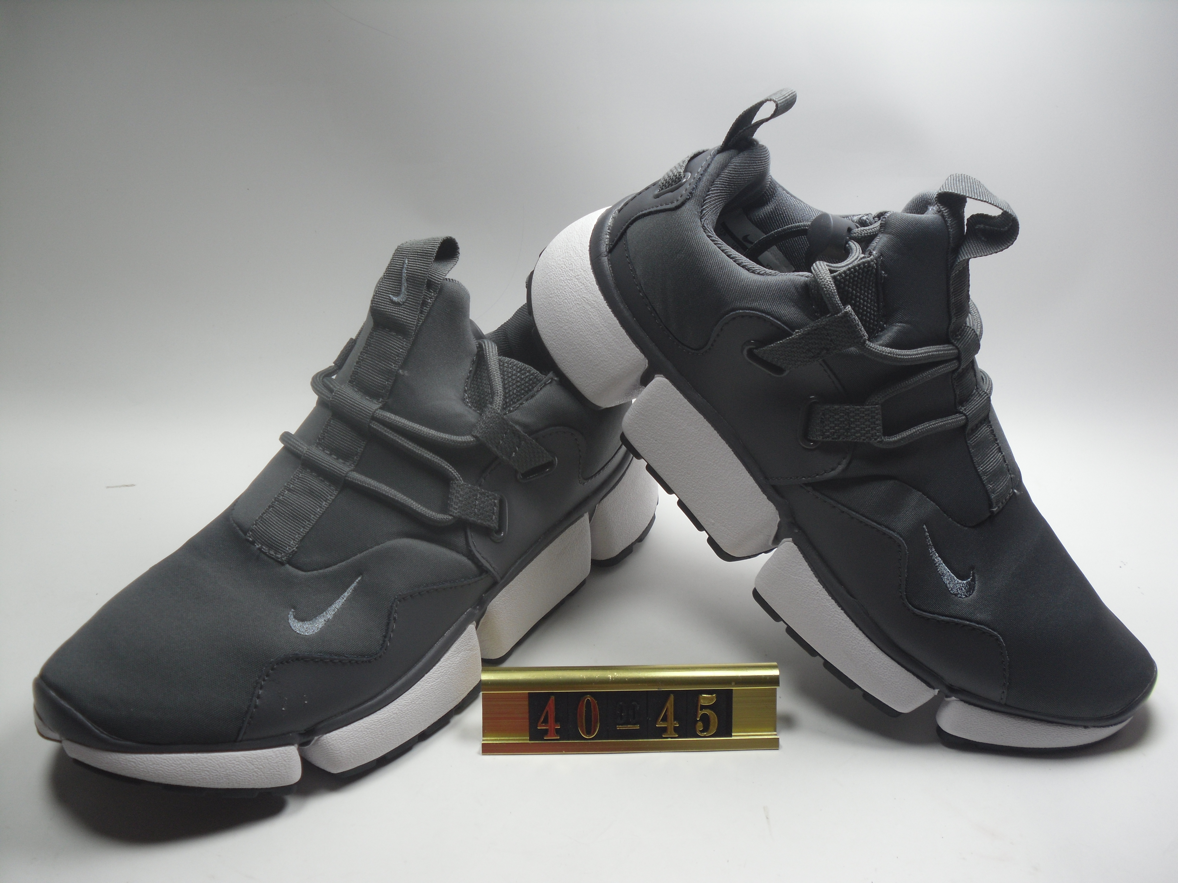 Women Nike Air Huarache 5 Carbon Grey Shoes - Click Image to Close